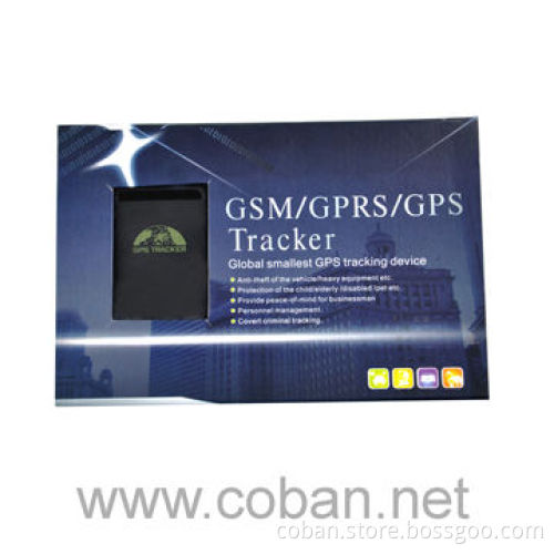 Mini car GPS tracking 102 with wall charger and power supply charger